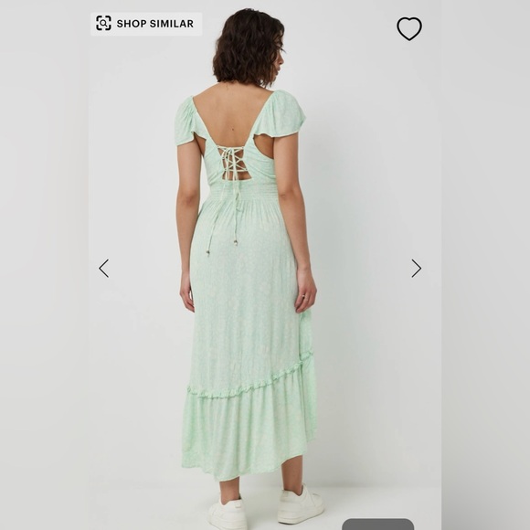 Large Green Maxi Dress - Picture 2 of 6